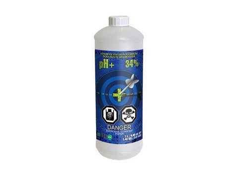 Nutri+ (NutriPlus) pH Adjustment Solution - pH-Up 34% Potassium Hydroxide 1L