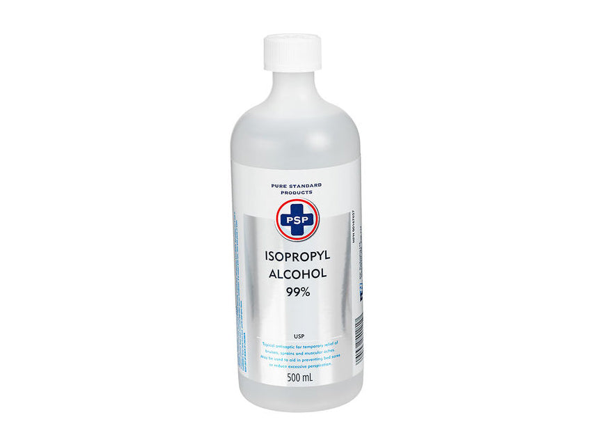 PSP Isopropyl 99% Rubbing Alcohol Cleaning Liquid 500ml Bottle 24397