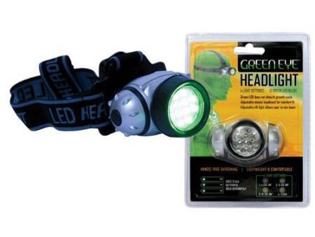 National Garden Wholesale Green LED Headlamp