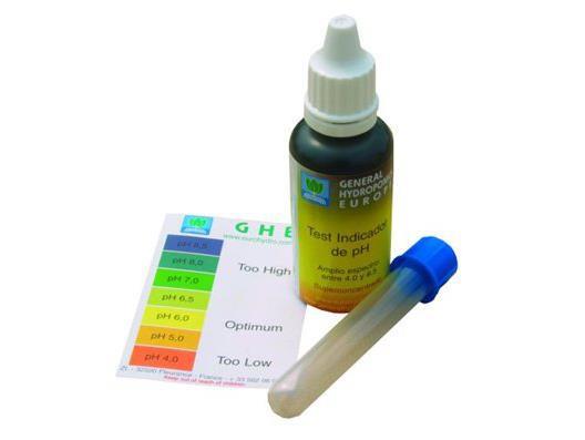 General Hydroponics pH Test Kit Liquid 1oz