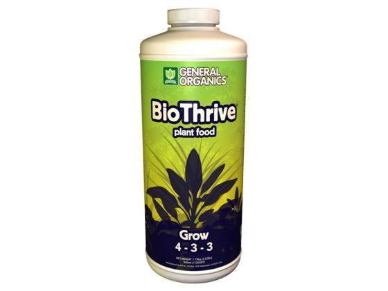 General Hydroponics Nutrient / Additive - General Organics BioThrive Grow 946ml