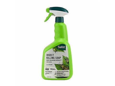 Safer's Pest Control Insecticidal Insect Killing Soap RTU Ready-To-Use 500ml Spray Bottle 10574